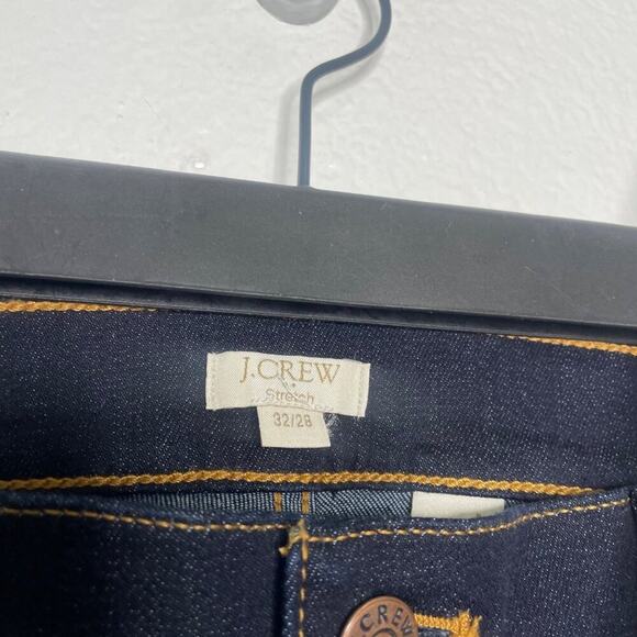 J.Crew Factory Womens Jeans Size 32 Midrise Toothpick Dark Wash Skinny Leg - Picture 3 of 12